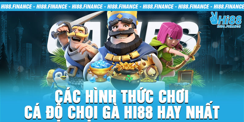 Các hình thức chơi cá độ chọi gà hi88 hay nhất