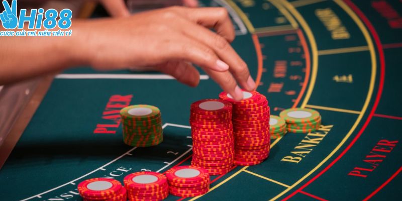 Quy tắc đặt cược trong cách chơi baccarat tại Hi88